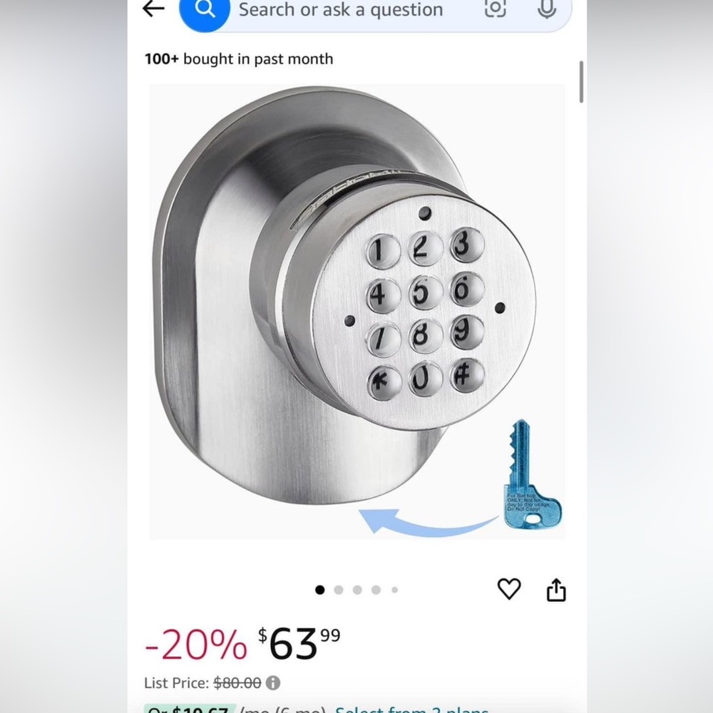 SMART CODE DOORKNOBS